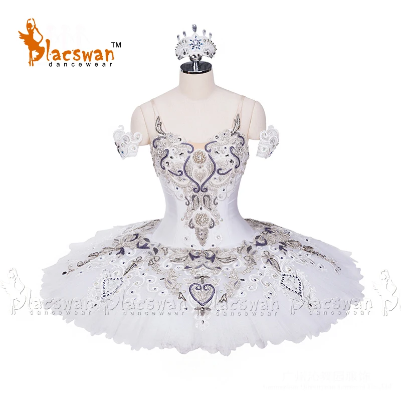 Professional Custom Made Competition Dress Prima Ballerina Ballet Costume White Ballerina Tutu BT696