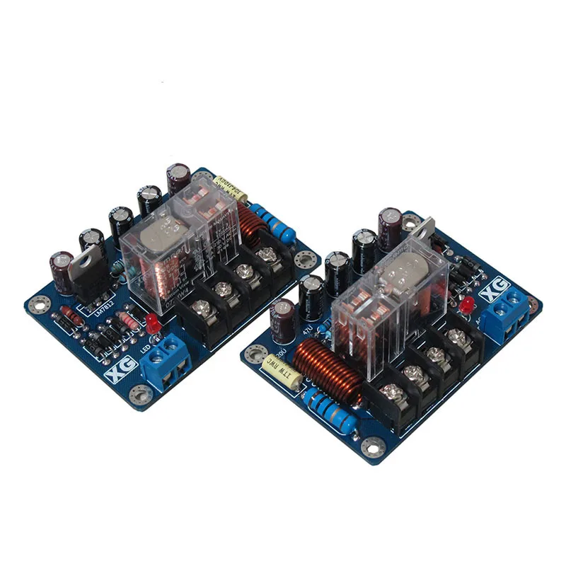 2 PCS UPC1237 C1237 / ST L7812CV mono Loudspeaker Protection Board Mirror Symmetry Circuit Assembled Board