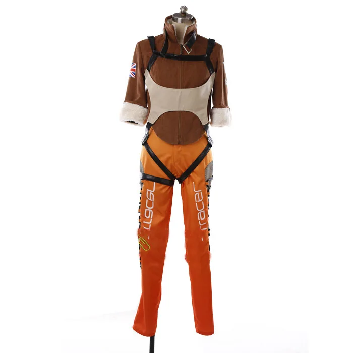 2019 Tracer Cosplay Costume Superhero Woman Battle Suits