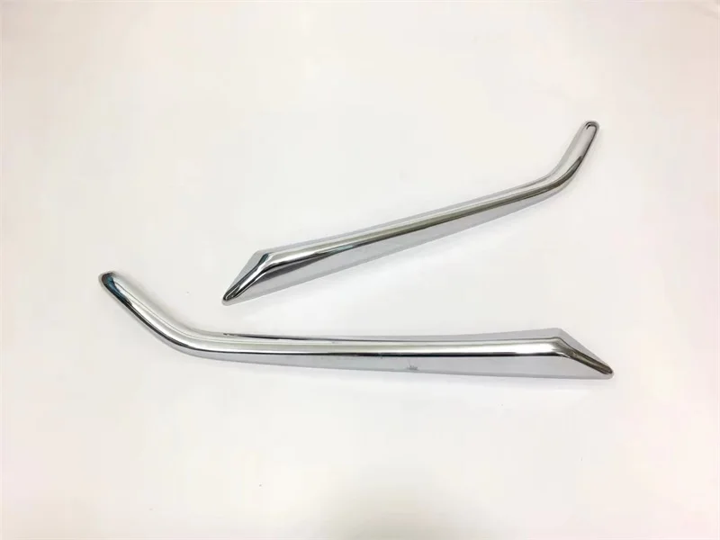 For Mazda CX-3 CX3 2015 2016 2017 2018 Front Head Fog Light Lamp eyebrow Cover Decotration Trim ABS Chrome Car Accessories 2pcs