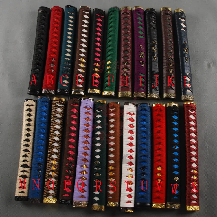 High Quality Exquisite Handle Tsuka For Japanese Sword Katana Rayskin & High-grade Fuchi Kashira Nice