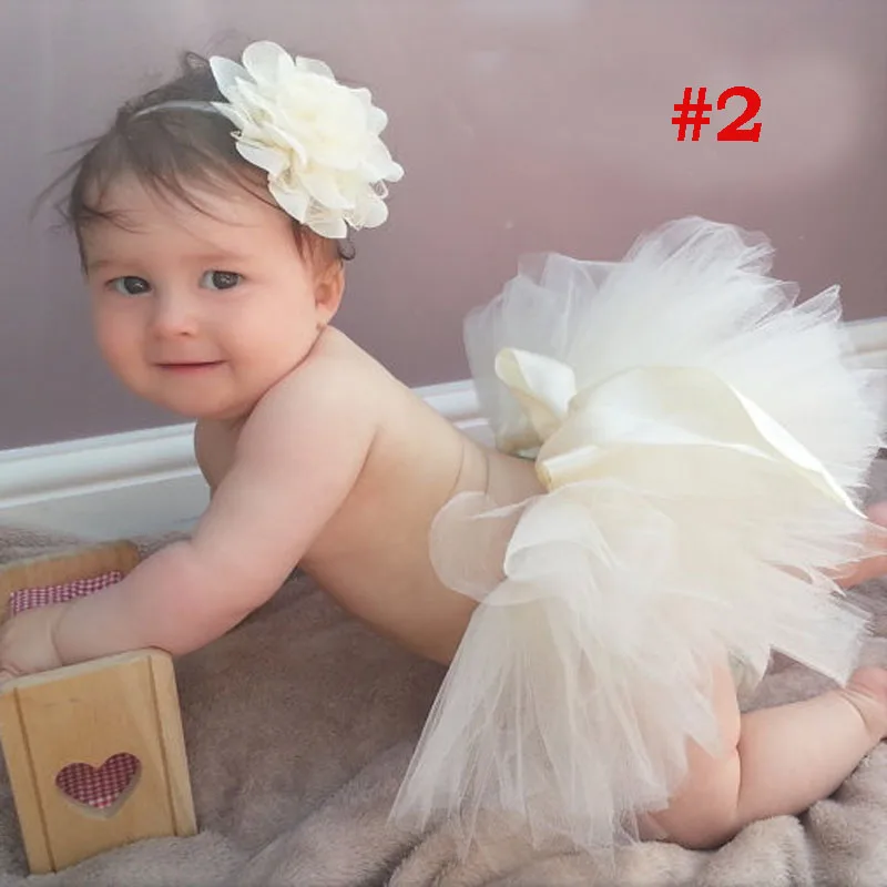 White Newborn Tutu Skirt with Tiara Headband Newborn Photography Prop Stunning Newborn Tutu Photo Prop TS034