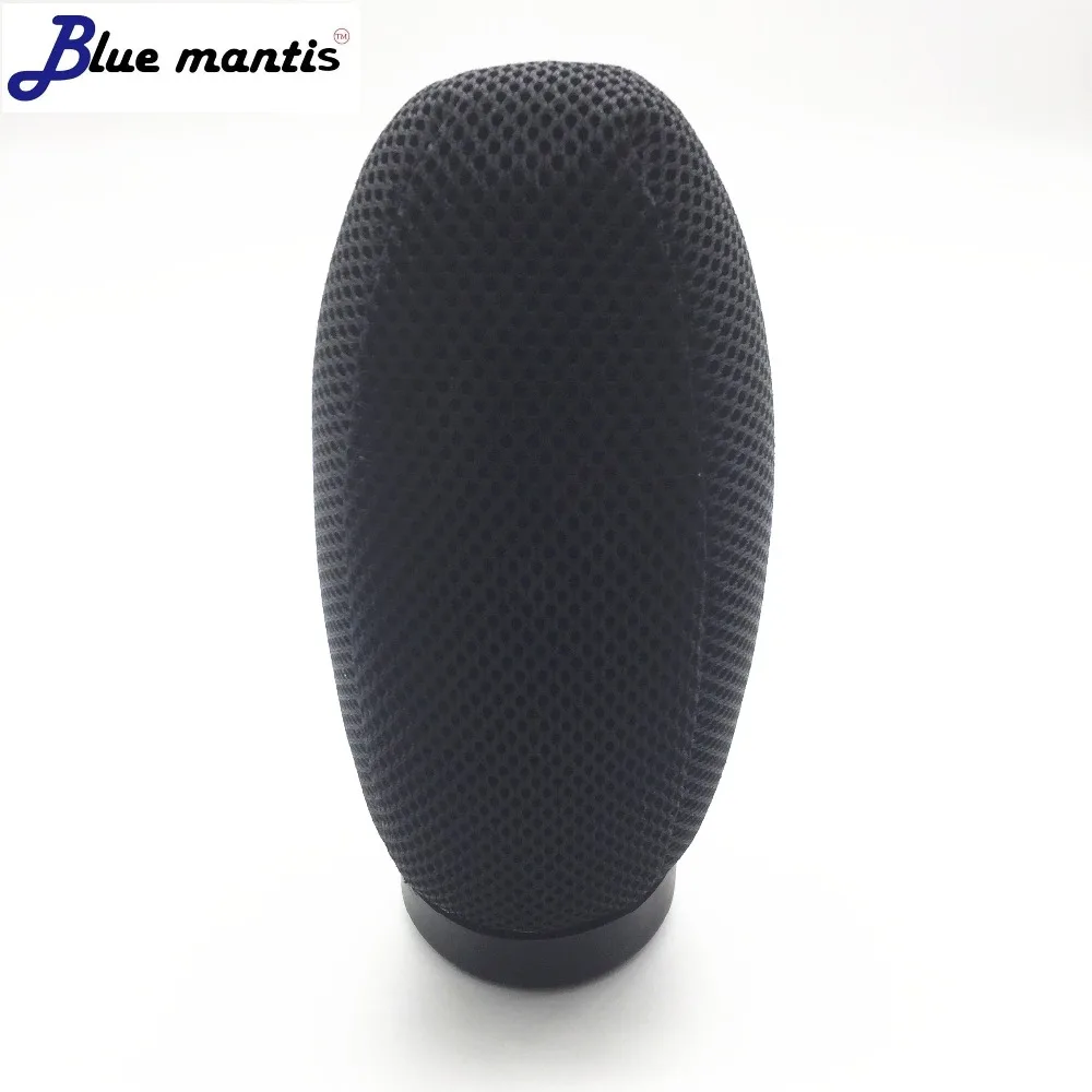 Синий Mantis внутри глубина 100 мм микрофон лобовое стекло ветровое стекло для профессионального дробовик микрофон мертвые кошки