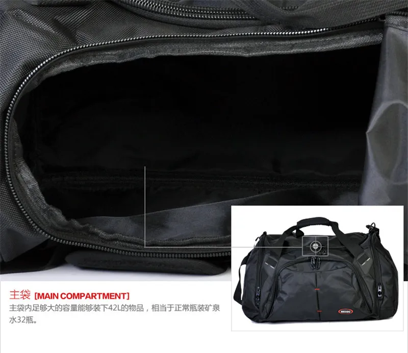 New 2016 Men Travel Bags Large Capacity Waterproof Nylon Luggage & Travel Bags Man Duffle Bags Multifunction Laptop Bags Tote