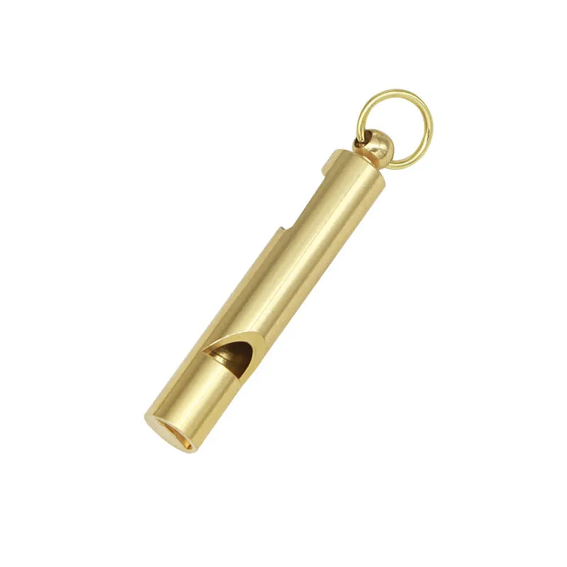 100pcs/lot Multifunction Brass Whistle Camping Hiking Survival Whistle Bottle Opener Small Size Emergency Outdoor tool