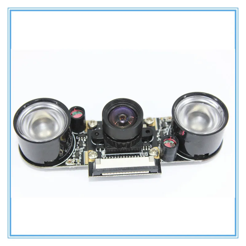 Raspberry Pi 3 Night Vision Fisheye Camera 5MP OV5647 100 Degree Focal Adjustable Camera for 3 Model B Plus