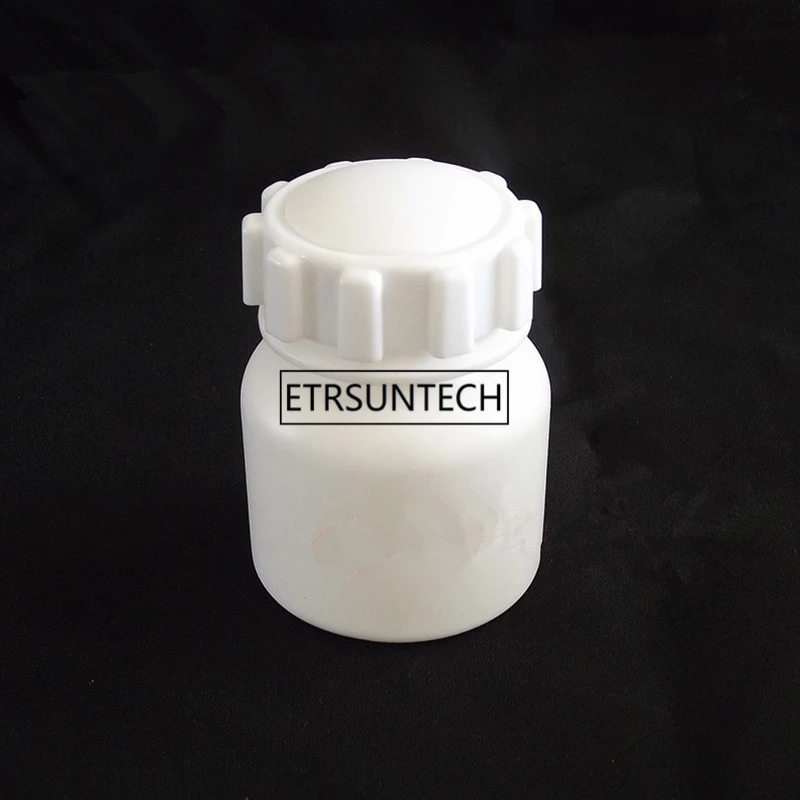 150g White Empty Round Plastic Container for Capsules, Pills, Particle bottle F2007