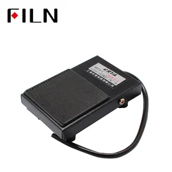 SPDT Nonslip Metal Momentary Electric Power Foot Pedal Switch 10A/250V