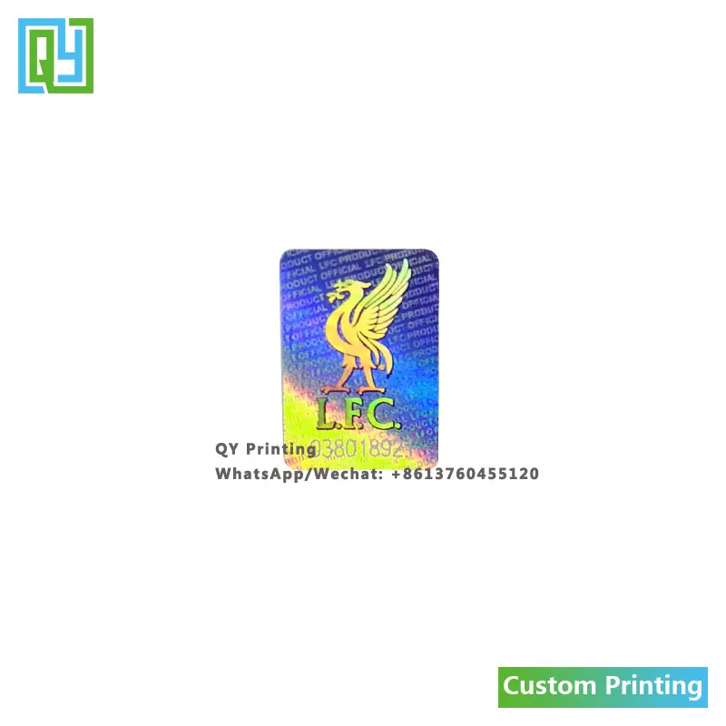 10000pcs 11x16mm Free Shipping Custom Made 3D Serial Number QR Code Barcode Silver Hologram Stickers Laser Foil Brand Seal Label