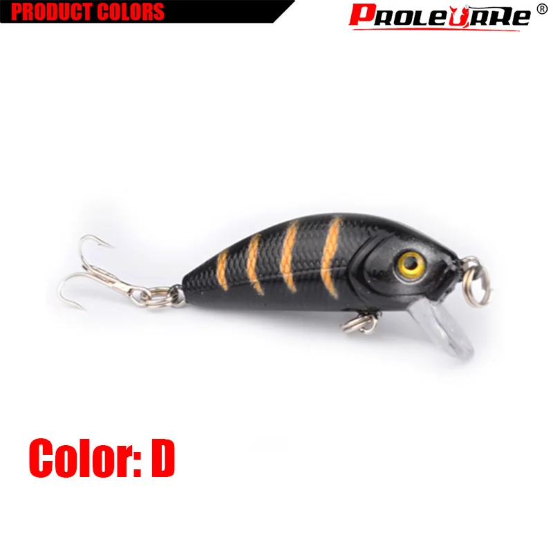 Proleurre 4.5cm 3.5g Minnow Fishing Lure Floating Fishing Wobbler Artificial Hard Bait Crankbait Japan Fishing Tackle Pesca