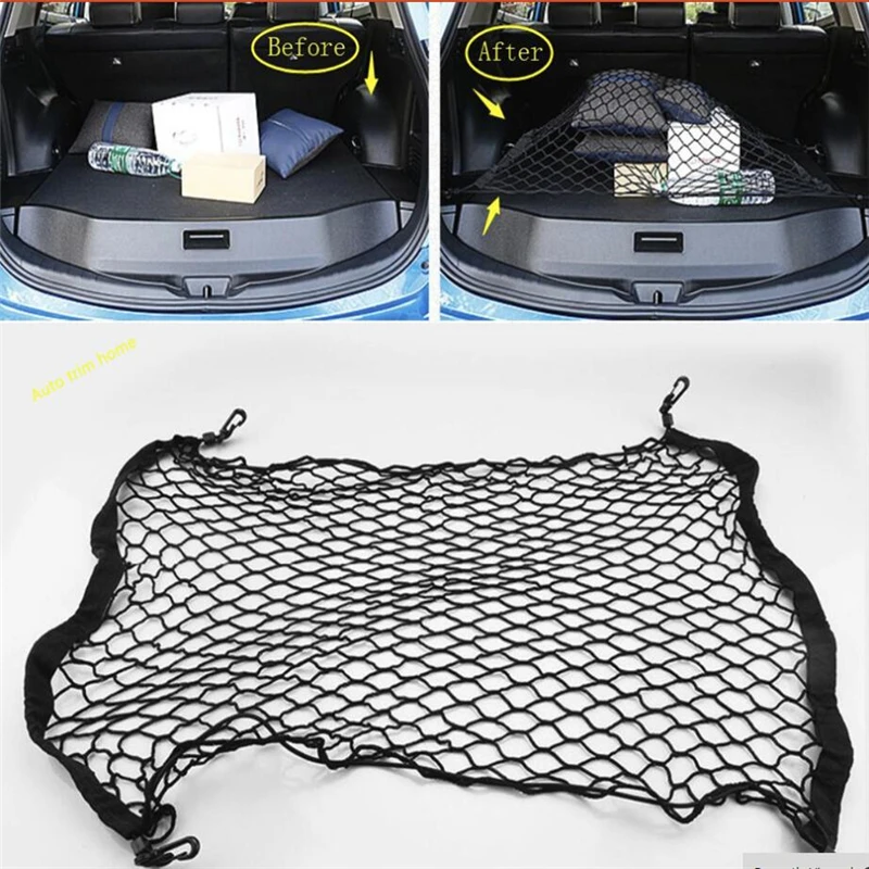 

Car Accessories Rear Trunk Storage Net String Baggage Bag Luggage Cover Trim Fit For Toyota RAV4 RAV 4 2015 - 2018