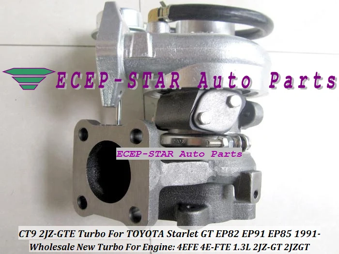 Free Ship New CT9 Turbo Turbine Turbocharger For TOYOTA Starlet 4EFE EP82 EP91 EP85 1.3L Engine 2JZ-GT Turbo