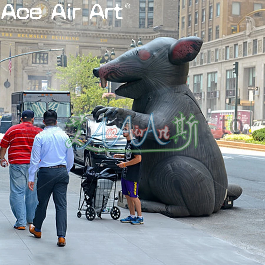 

Inflatable Strike Rat Used by Labor Union Advertising Inflatable Animal for Shopping Mall/ Event Decoration