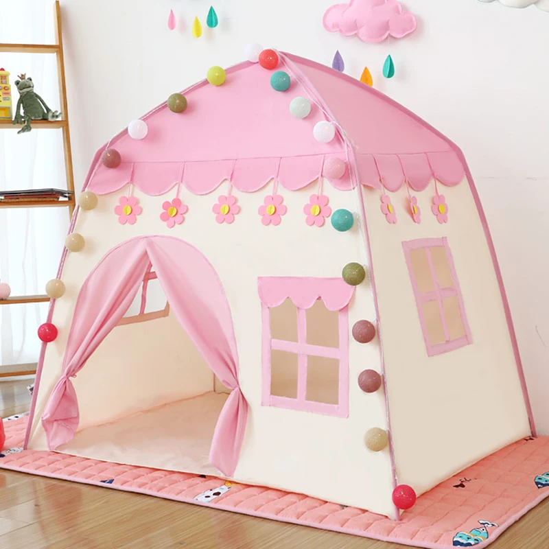 Mother Garden Mini Simulation Room Children's Tent Baby Play House Little Castle Princess's Birthday Gift Indoor Toy for Girl