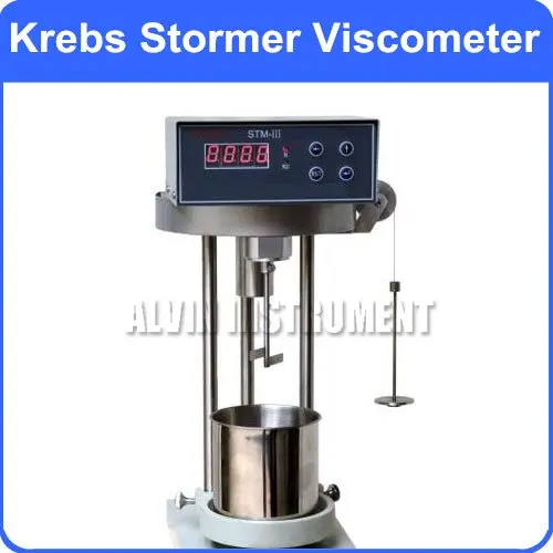 Krebs Stormer Viscometer Viscosity Meter Tester Range:53~141 KU paddle:54x7.9x0.8mm ASTM D 562-81