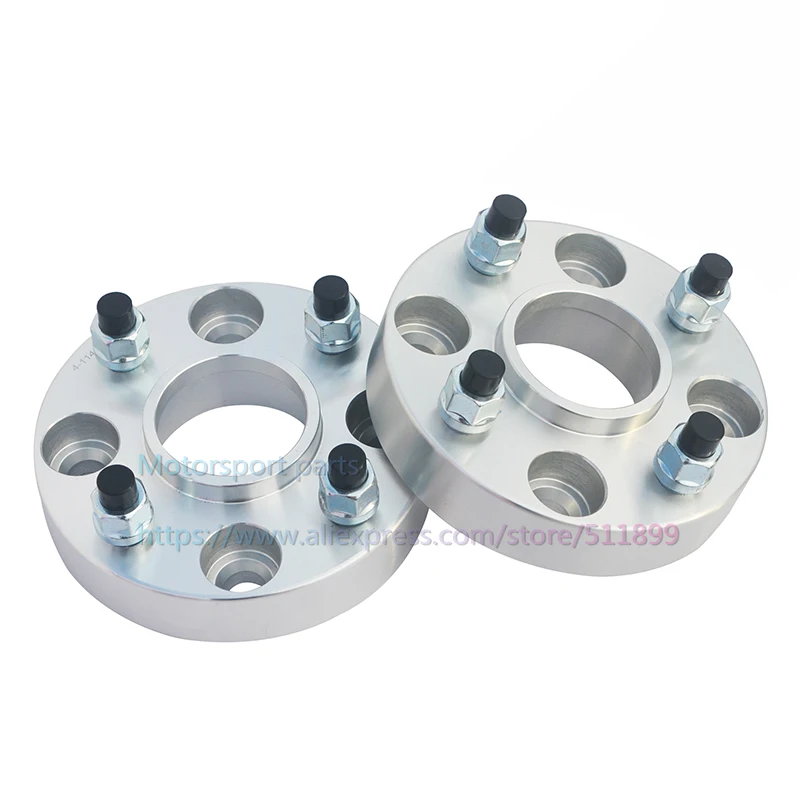 LYJ (2pcs/lot) 20mm Thick PCD 4x100 CB 56.1mm M12XP1.5 7075T6 Aluminum Car Wheel Spacer Adapter For Fit City Insight