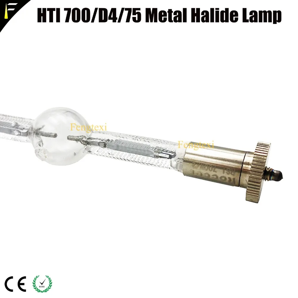 Compatible Stage Lamp 13.5cm HTI 700/D4/75 Metal Halide Lamp Bulb Stage Moving Head Light Bulb Watt 700w hti700 7500k