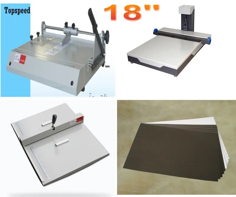 

18inch Photo Book Making Machines Package Flush Wedding Album Restaurant Menus Book Binding Machine