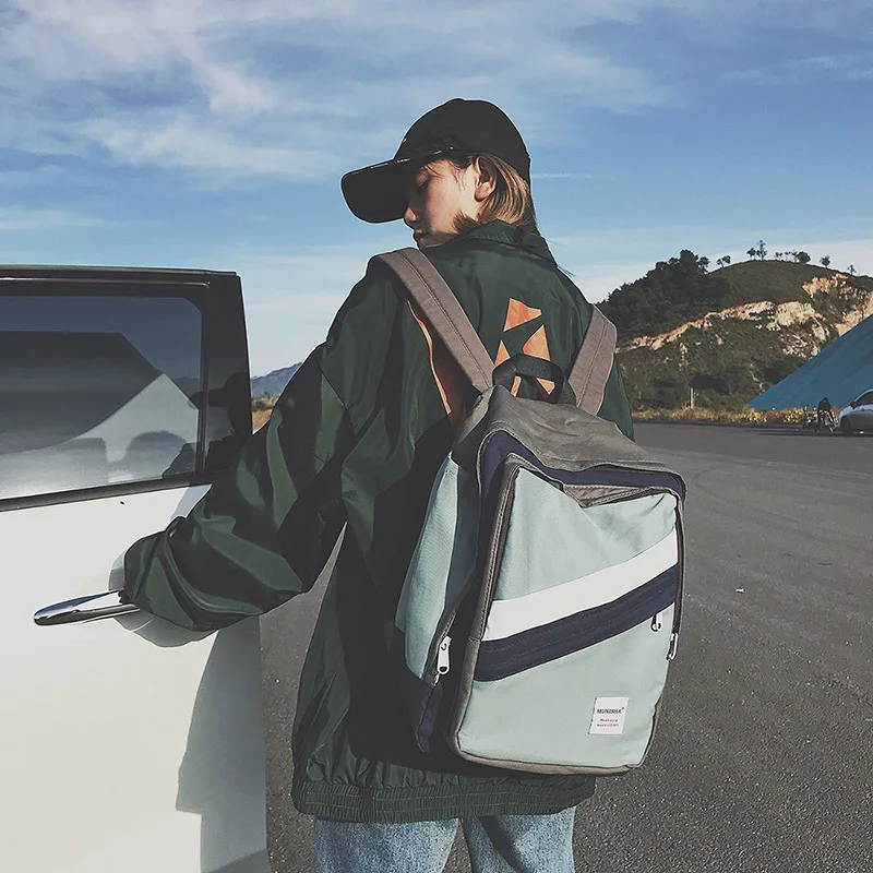 Fashion Backpack Women School Backpack For Teenage Girls Large Capacity Canvas Backpack Unisex Student Schoolbag travel Bag