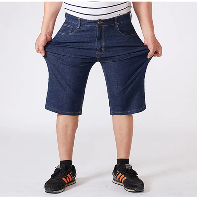 Men Shorts Denim High Waist Summer Short Jeans Loose Masculino Mens Homme Oversized Big Plus Size 48 50 52 54 56 Bermuda Jeans