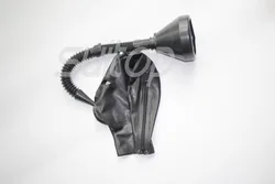 Top selling black latex hood rubber head cover with-pipe