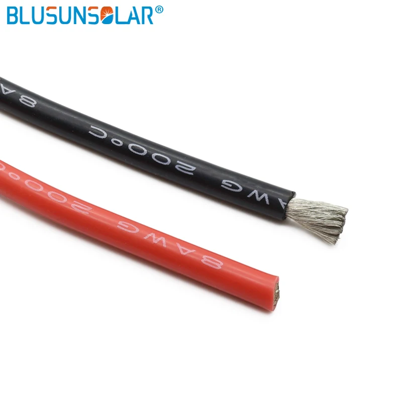 

8AWG Silicone wire cable Conductor construction Tinned copper cable high temperature