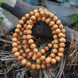 6mm / 8mm / 10mm / 12mm Natural Aromatic Sandalwood Thuja Sutchuenensis Beads 108 Mala Beads Buddhism Prayer Loose Mala Beads