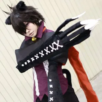 Cheshire cosplay Costume with tail and gloves 110 image 4