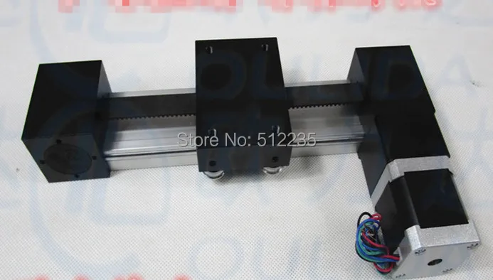 XP 57*56-1000mm timing belt slide module Sliding Table effective stroke 1000mm+1pc nema 23 stepper motor  XYZ axis Linear motion