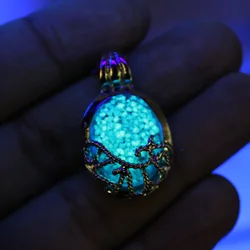 Vampire Necklace Luminous Stone Katherine Pierce Moonstone Pendants Necklaces GLOW In The DARK Amulet Sweater Chain