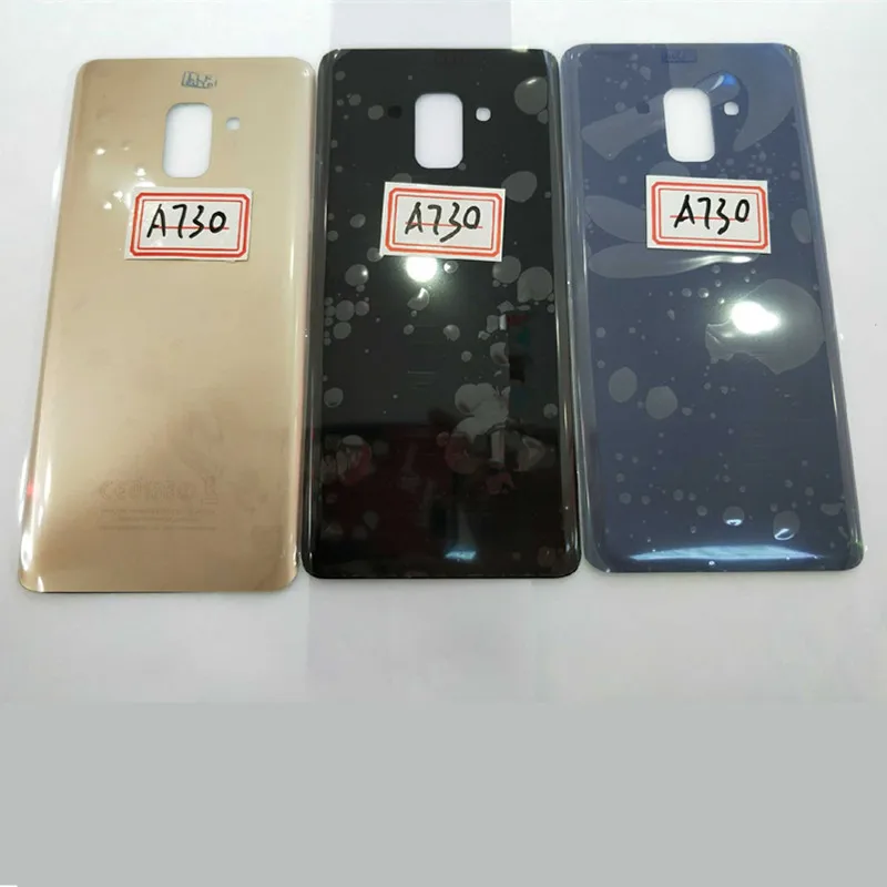 

Задняя крышка батарейного отсека для Samsung A8 + A730, Замена 3D стеклянной крышки корпуса для Samsung A8 Plus A730 F
