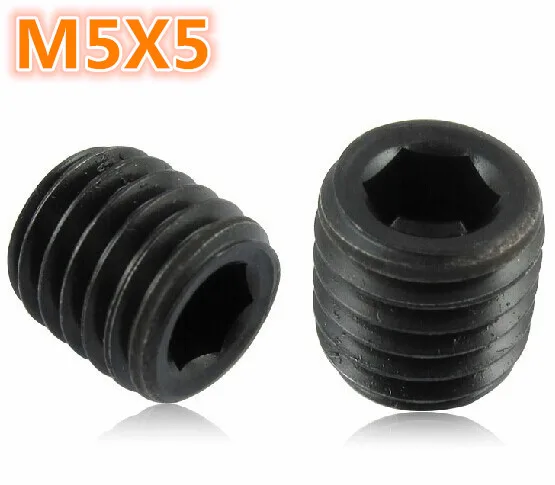 

10pcs/lot K774 Small Set Screw M5X5 Inner Hexagon Screw Coupling Fastening Screw for DIY Model Making Free Shipping Russia