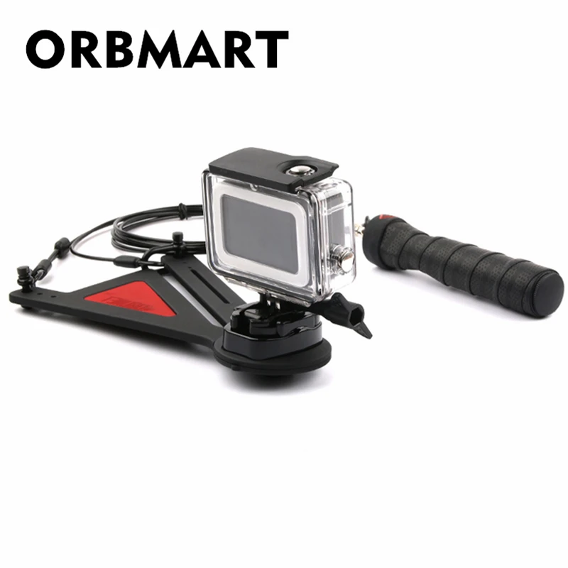 

ORBMART 360 Degree Rotating Bracket Bullet Time Still Novel Shooting Photography For Gopro Hero 5 6 Xiaomi Yi SJCAM Sport Camera