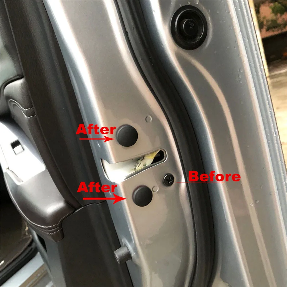 12pcs/Lot Car Door Lock Screw Protector Cover For FIAT 500 Tipo Punto Freemont Cross Coroma Panda Idea Palio