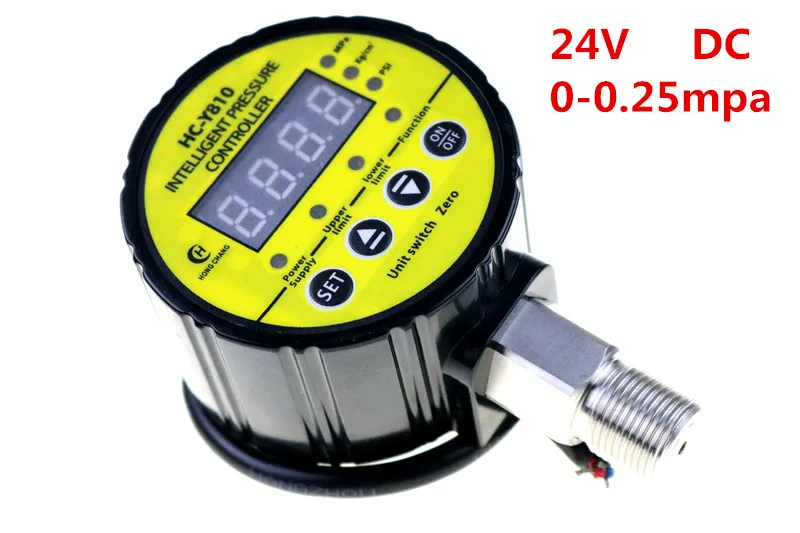 

HC-Y810 24V DC 0-0.25mpa Pressure switch / air compressor switch / pump electronic pressure switch