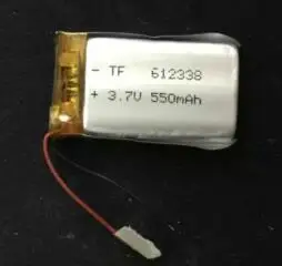 

3 шт./лот 3,7 В 550 мАч 612338 полимерная литий-ионная аккумуляторная батарея литий-полимерная батарея