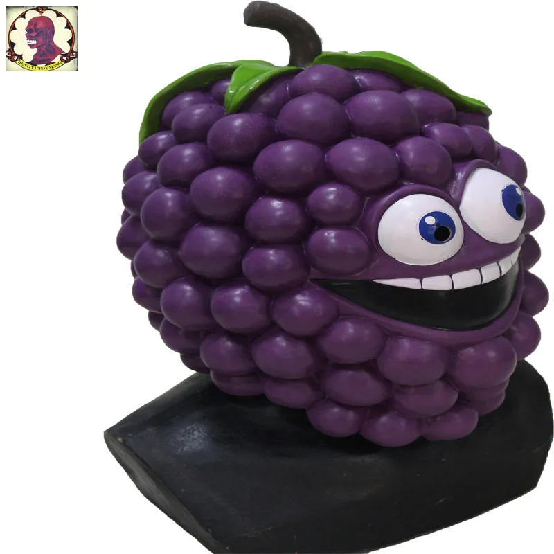 Grape mask Novelty Halloween Costume Party Latex Funny Mask Cosplay mask Full Head for Adults view 2