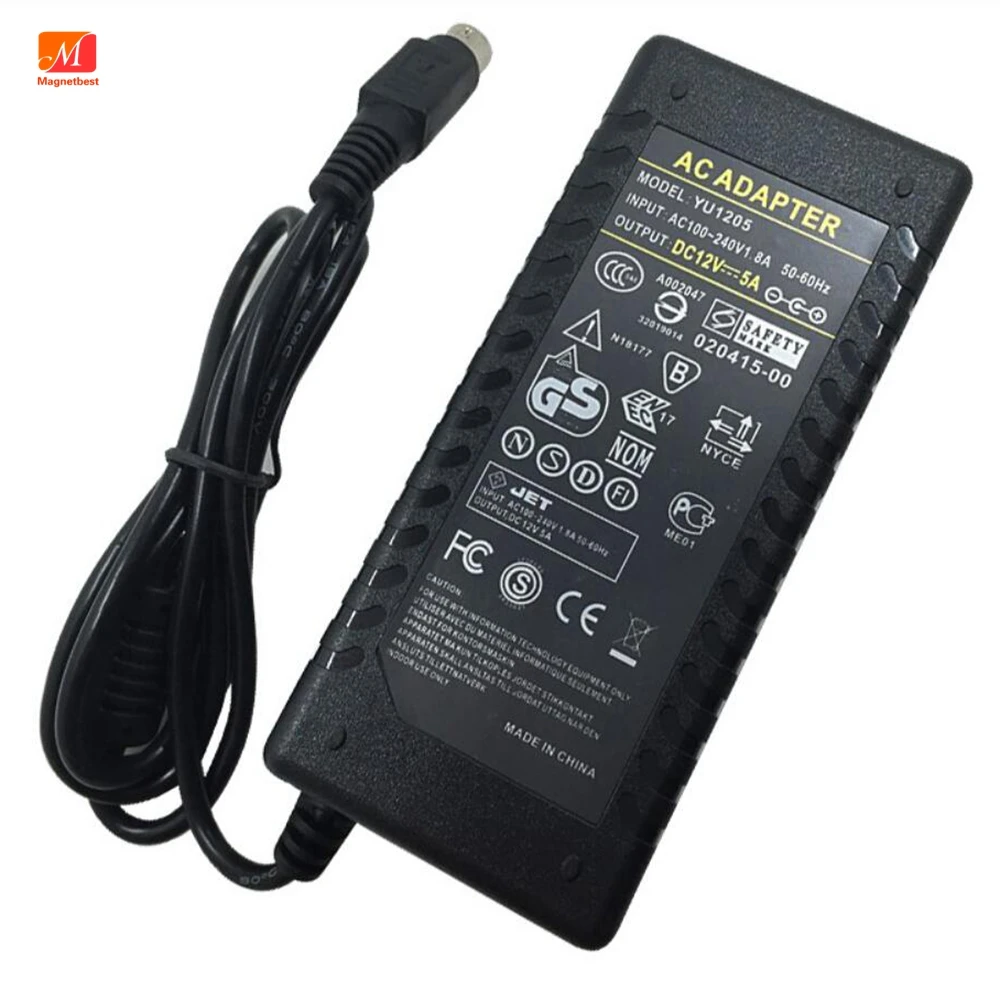 Ac Adapter 12V 5A 60W 4-Pin For Sanyo CLT1554 CLT2054 20