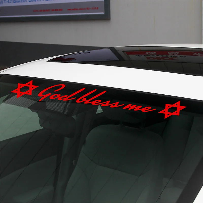 

10 Pieces Customization Shield of David Stickers Decal God bless me Car-Styling For vw volkswagen audi ford bmw opel accessories