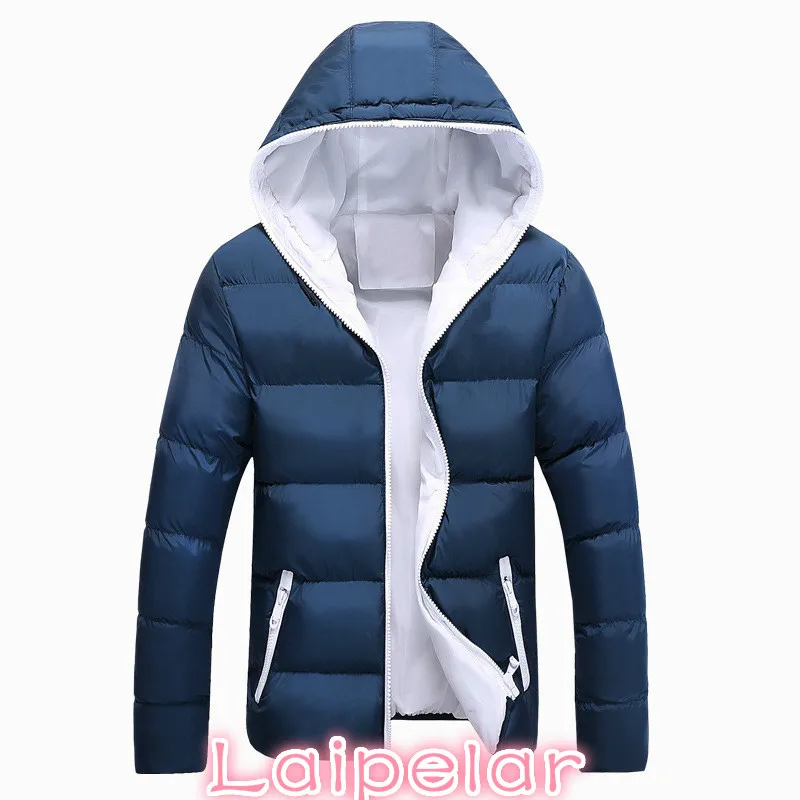 Laipelar Nam Áo Khoác Mùa Đông Thời Trang Có Mũ Trùm Đầu Nhiệt Xuống Cotton Parkas Nam Áo Khoác Áo Gió Ấm Áo Khoác 5XL, YA696