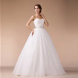 Cheap Wedding Dresses 2016 new Korean version was thin thick winter wedding Bra straps Qi tutu A simple word pendulum diamond