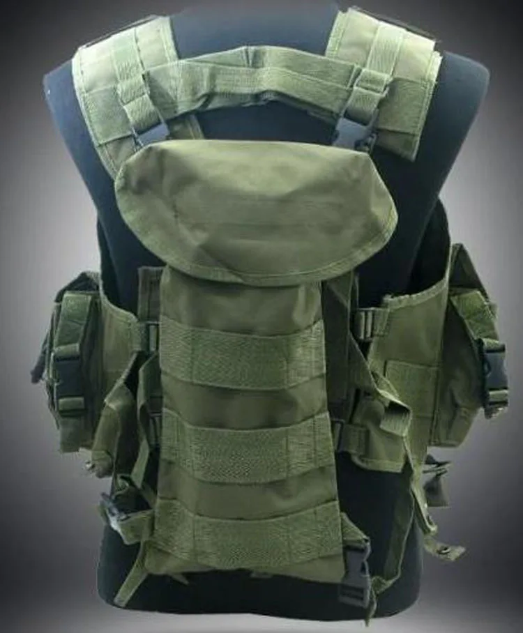 Outdoor 97 US Navy seals CQB LBV modular lightweight tactical vest including 2.5L water pouch dropship