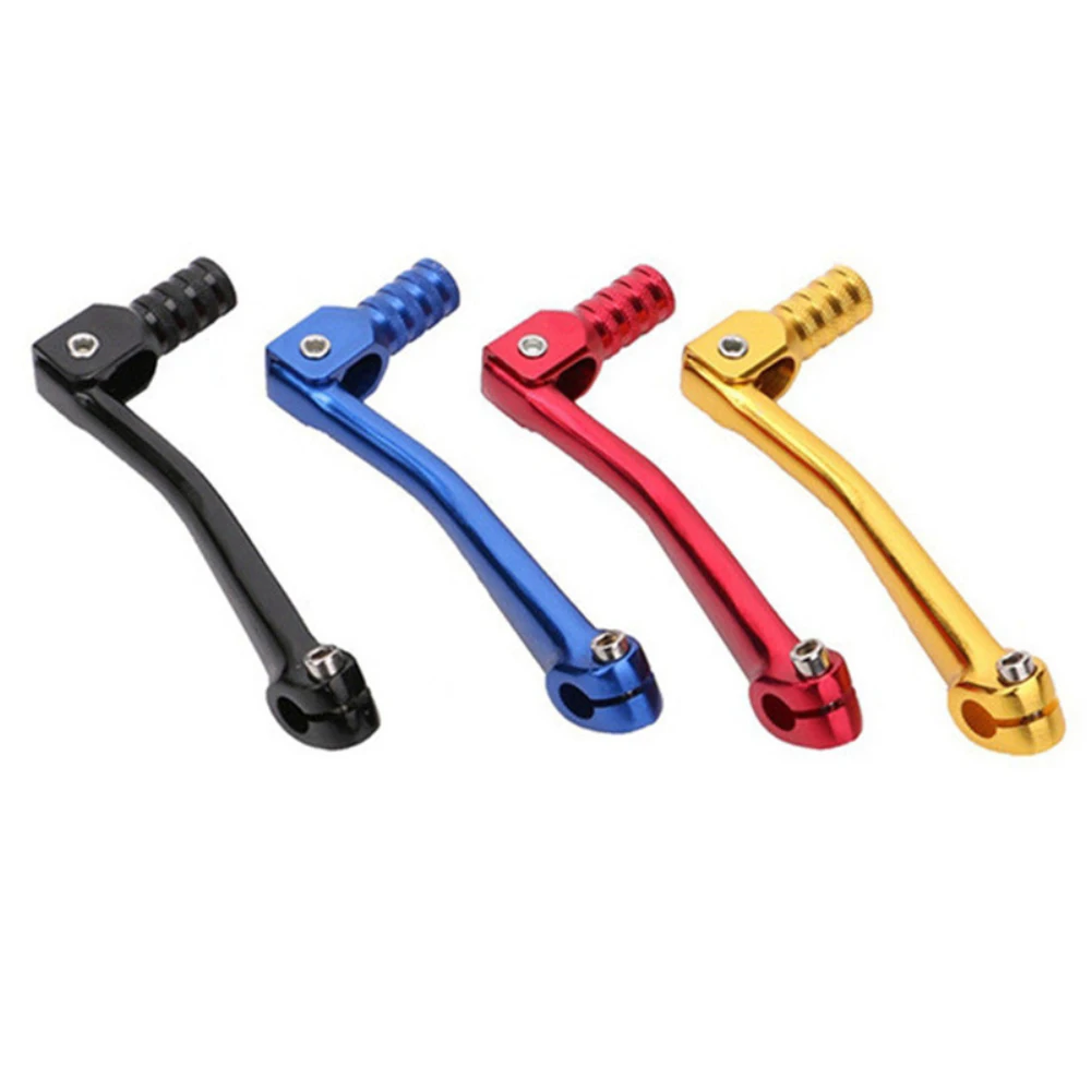 Red Aluminum CNC Folding Gear Shifter Shift Lever For Anti-fall Motorcycle ATV Dirt Pit Bikes Stability Modification Accessories