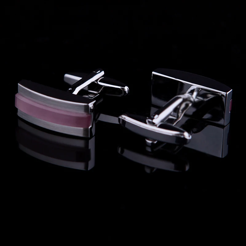 KFLK jewelry shirt cufflink for mens Brand Pink cuff link Wholesale Fashion Button Male High Quality Wedding Groom guests