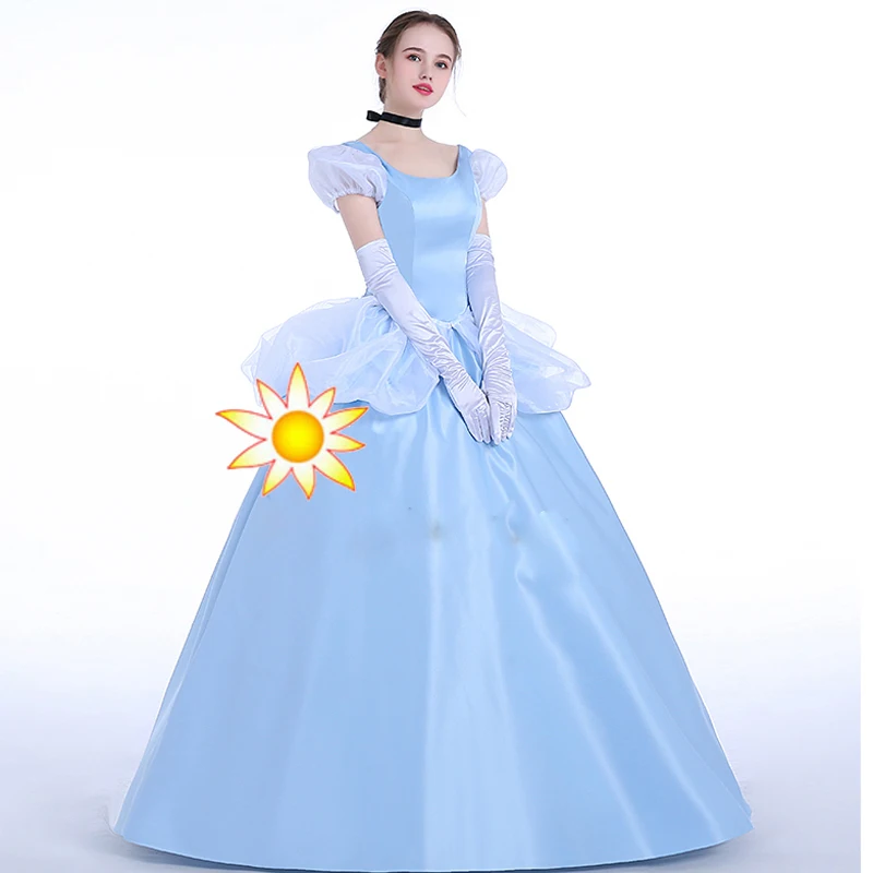 Custom Made Cinderella Princess Costume Adult Costume Cosplay For Women Ladies Hallowmas Party