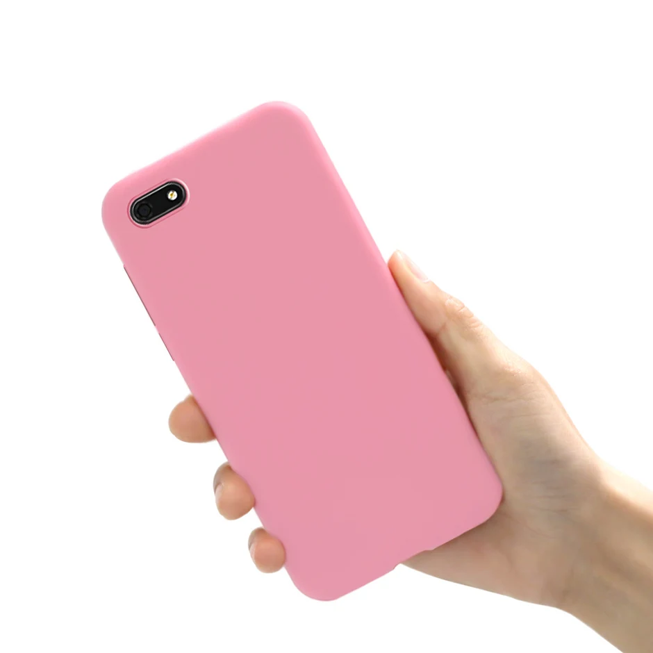 Candy Color Silicone Case For Huawei Y5 Prime 2018 Case Huawei Y5 2018 Soft TPU Back Cover Cases For Huawei Y5 Lite 2018 DRA-LX5