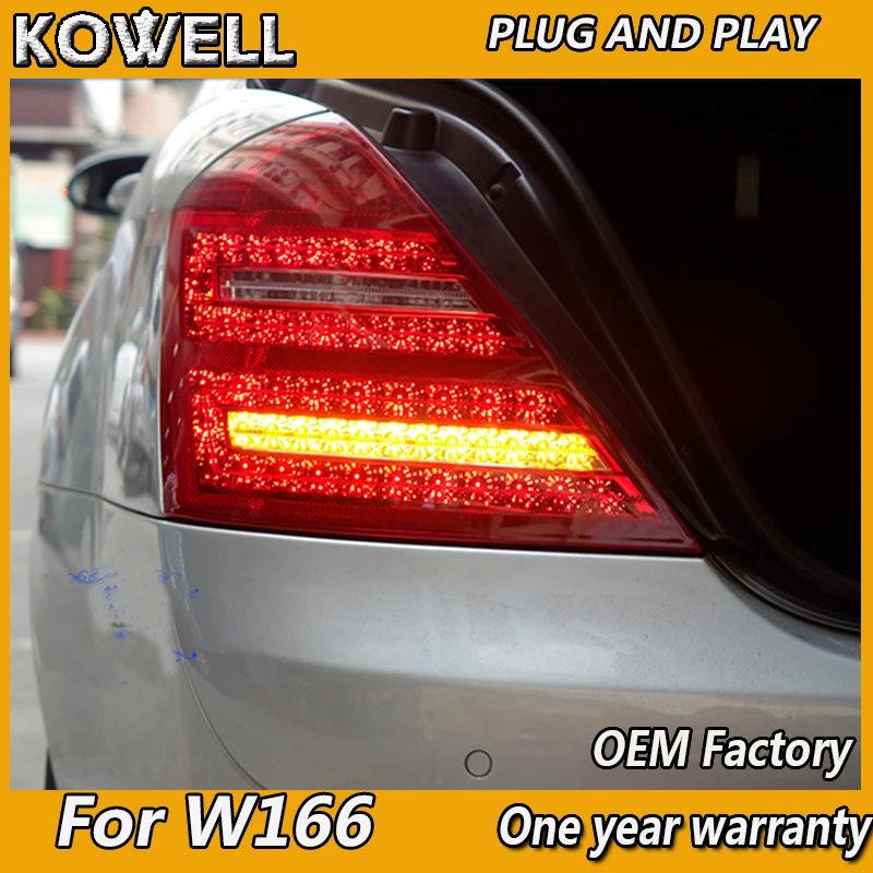 KOWELL Car Styling for Mercedes-Benz W221 2006-2013 Taillight Lamp for S300 S320 S350 S400 S600 Rear Lamp Taillight