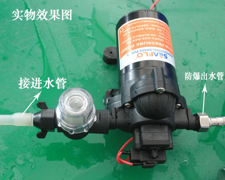 Automatic Demand Diaphragm Pump 33 Seaflo 12V 24V DC 115V 230V AC 13.2lpm 3.3gpm 60psi RV Water Pump Sprayer Pump Booster Pump