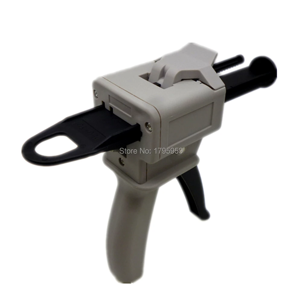 50ml AB Glue Gun 10:1 Epoxy Glue Adhensives Dispenser Caulking Gun Hand Tools for Round Type-Back Type 50ml 10:1 AB Glues