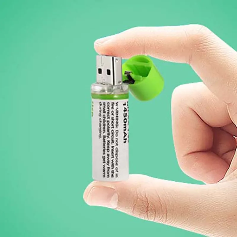 1.2 فولت AA بطارية Ni mh aa 1450 مللي أمبير بطارية قابلة للشحن ni-mh USB AA 1450 مللي أمبير للتحكم عن بعد ، الحلاقة ، استخدام الراديو